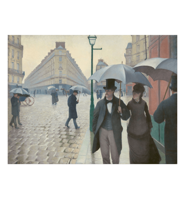 Paris Street In Rainy Weather